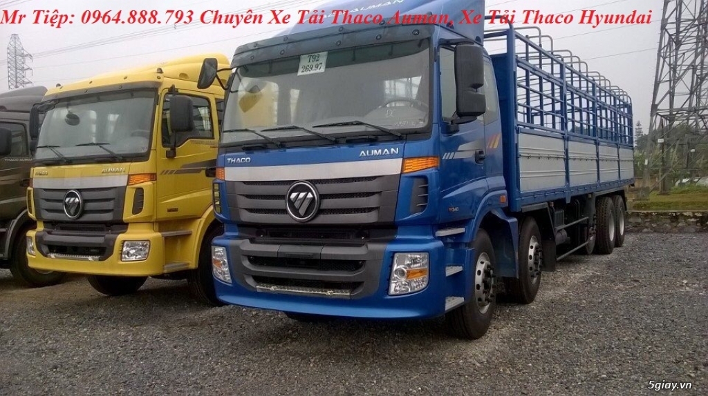 Gia Xe Tai Thaco Auman, Xe Tai Truong Hai 3 chân, 4 chân, 5 chân có xe giao ngay - 6