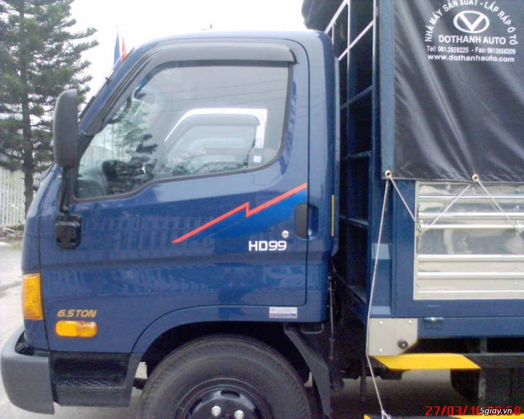Hyundai HD99 Thùng bạt 6.5 tấn giá cạnh tranh, tốt nhất thị trường - 1