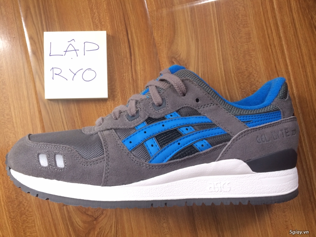 Bán giày Asics Gel Lyte III Varsity Grey/Mid Blue giá sinh viên - 5