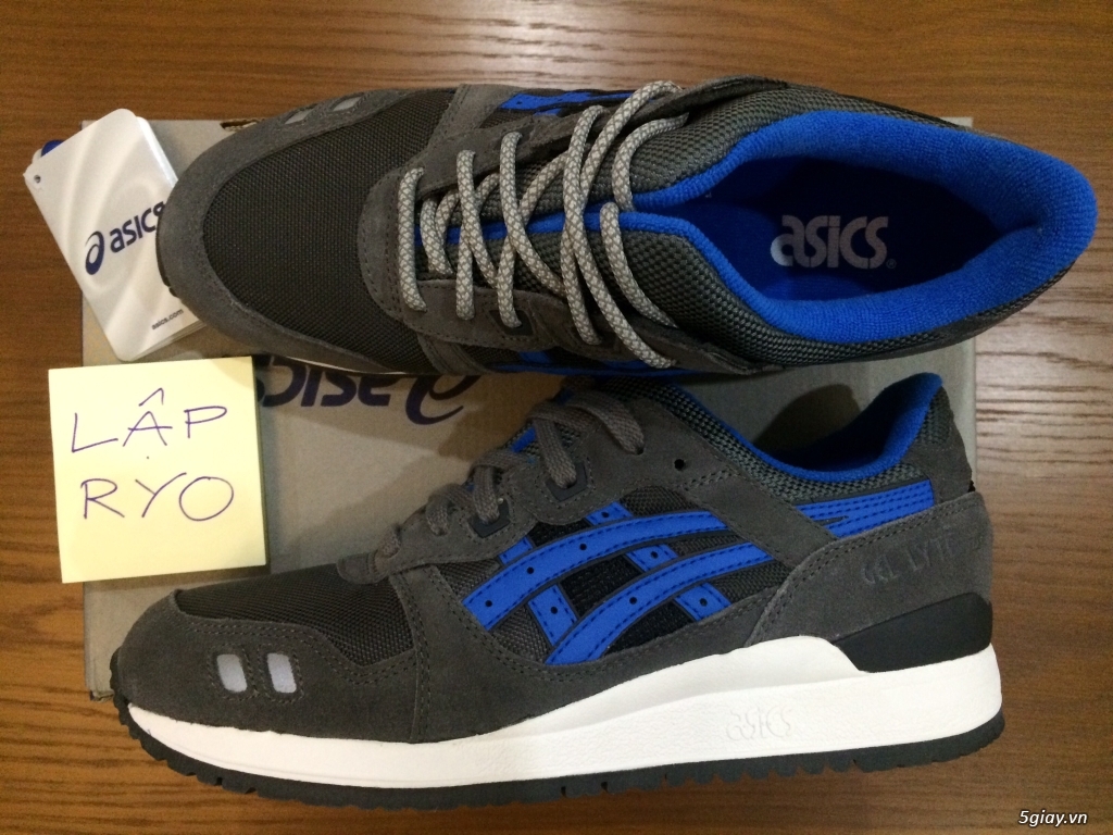 Bán giày Asics Gel Lyte III Varsity Grey/Mid Blue giá sinh viên - 3