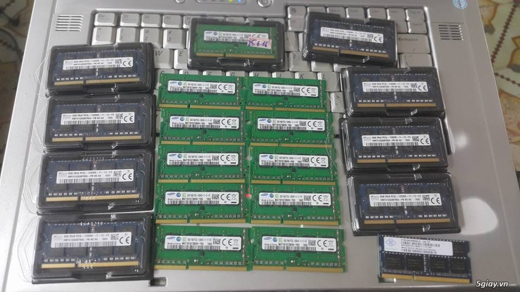 Ram laptop cũ 2G, 4G, 8G, DDR3 Bus 1333, Bus 1600 - 2