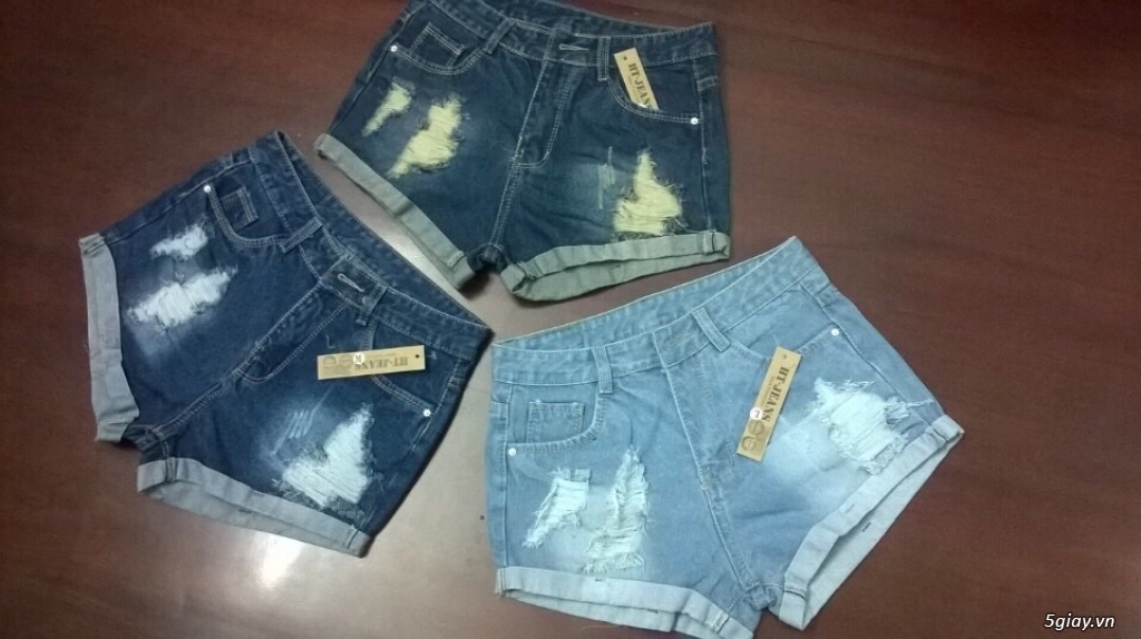 Xưỡng chuyên cung cấp các loại quần short jean nữ hot nhất hiện nay - 15