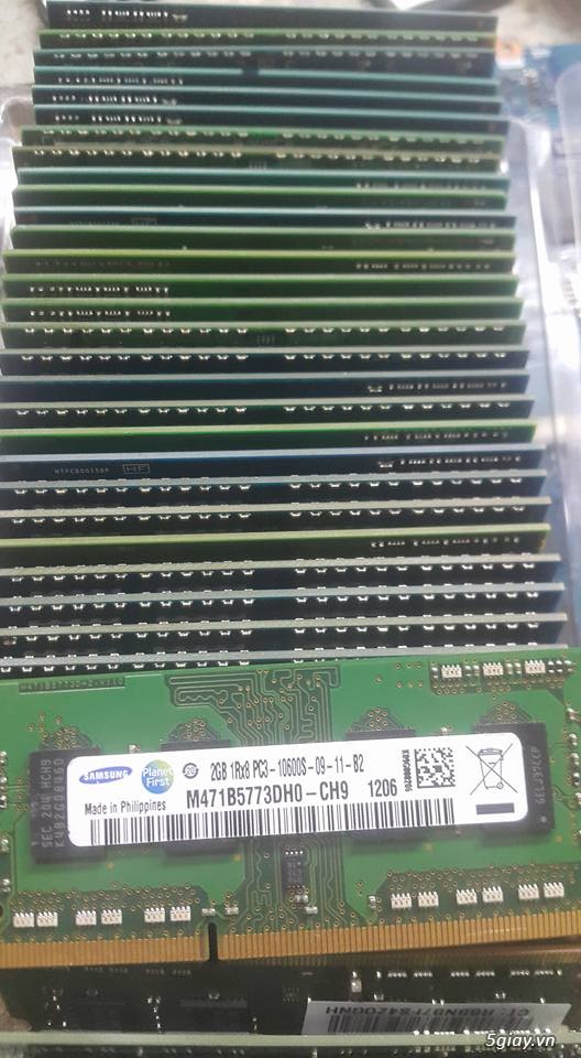 Ram laptop cũ 2G, 4G, 8G, DDR3 Bus 1333, Bus 1600 - 1