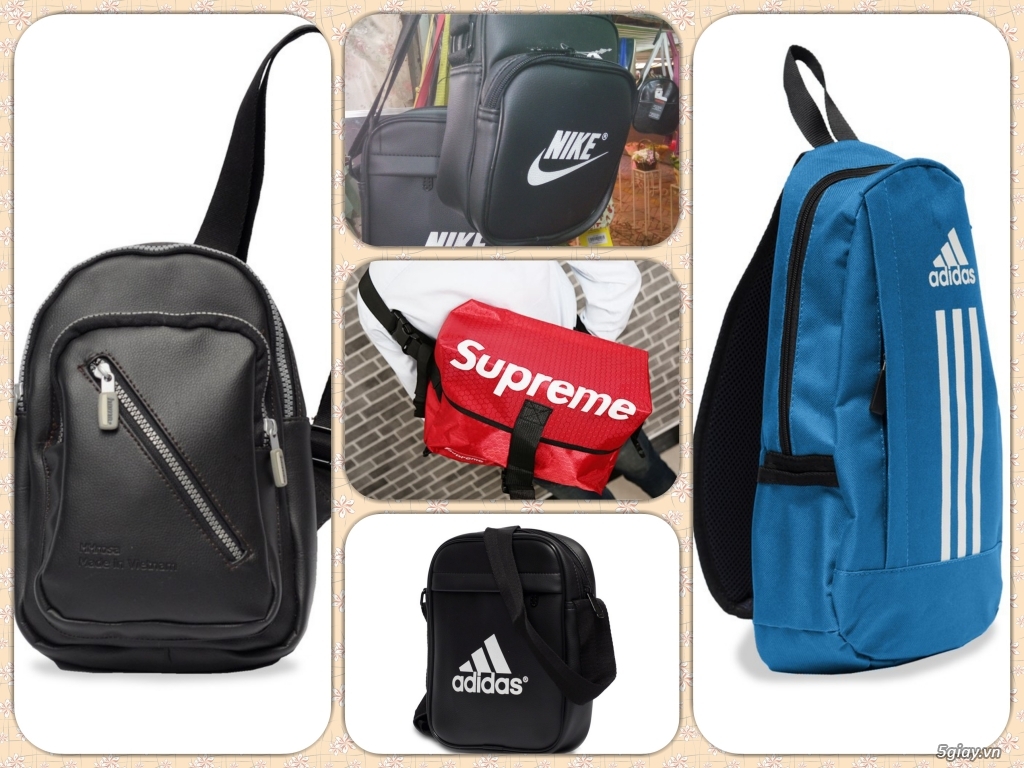 [Stalkiam] Túi/Balo đeo chéo Adidas/Supreme/Nike giá chỉ từ 99k [Sỉ/Lẻ]