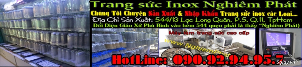 <<NghiemPhat.com>> phân phối sỉ&lẻ  trang Sức inox-titan- bạc xi cao cấp giá tốt nhất thị trường....
