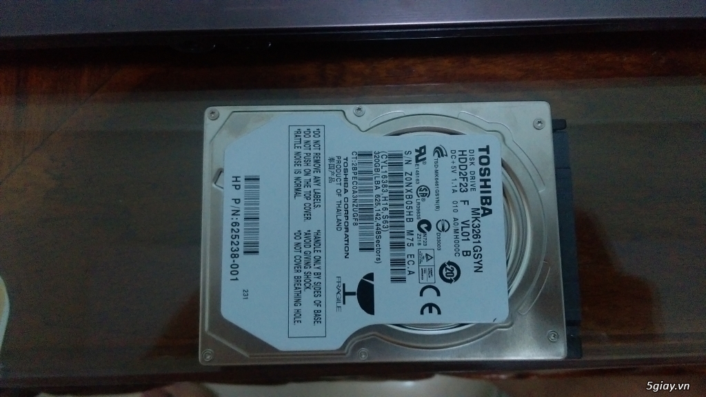 Bán cái HDD Toshiba 320G cho laptop - 2