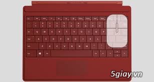 Bàn phím Surface Pro 3 hai màu đen và đỏ