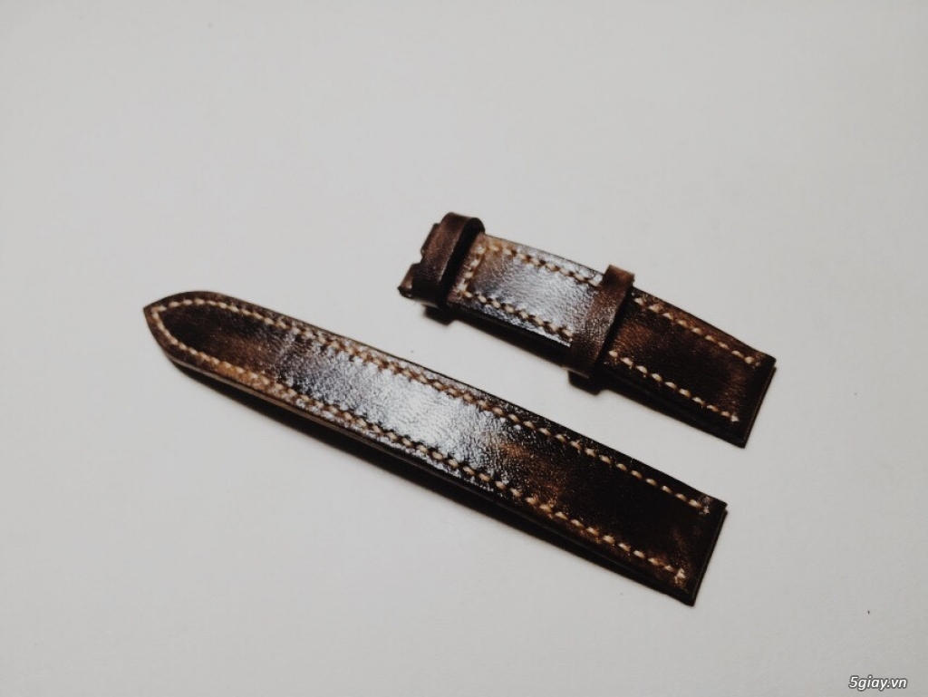 DÂY ĐỒNG HỒ HANDMADE DA BÒ CHẤT LƯỢNG CAO - 2