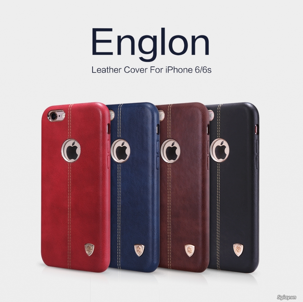 Ốp lưng da cao cấp NILLKIN Englon Leather Cover cho Iphone 6/6S chính hãng