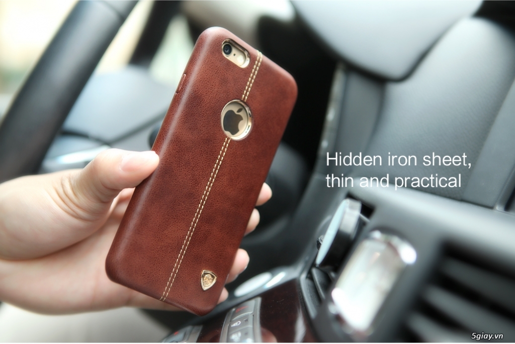 Ốp lưng da cao cấp NILLKIN Englon Leather Cover cho Iphone 6/6S chính hãng - 9