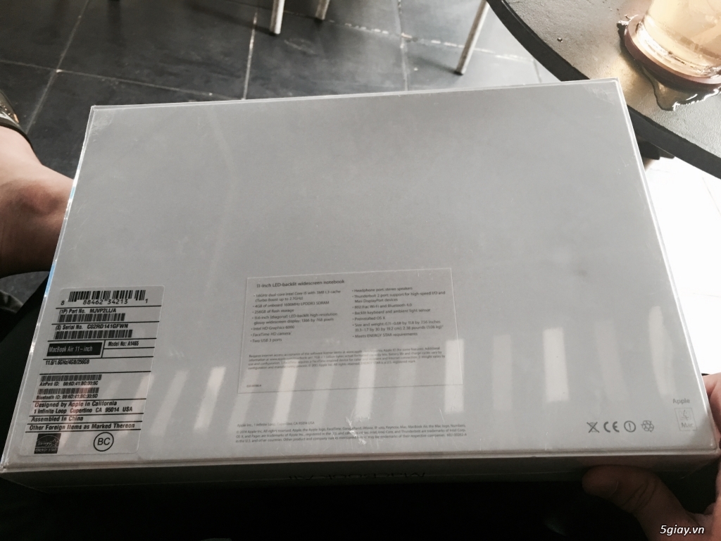Macbook air 11'' 2015 nguyên seal, fullbox - 5