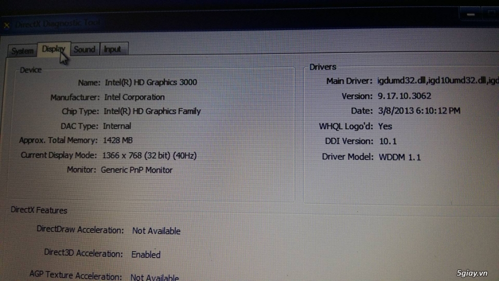 Dell E6420 core i5 2540M ( 2.6Ghz x 4CPU ) Ram 4Gb giá rẽ 4tr - 2