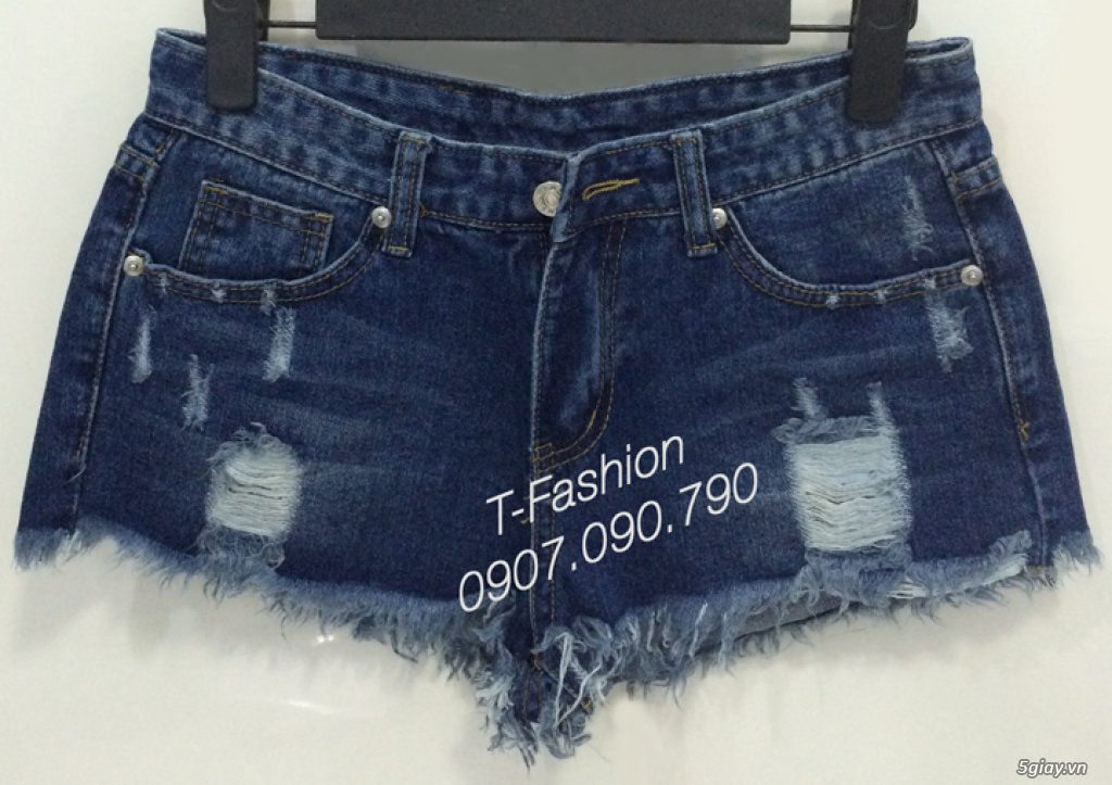 Quần Short Jean _ Quần Kiểu Phong Cách Thái Lan - 21