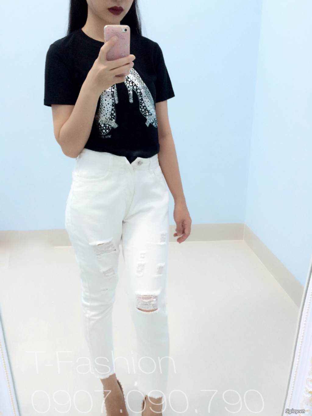 Quần Short Jean _ Quần Kiểu Phong Cách Thái Lan - 14