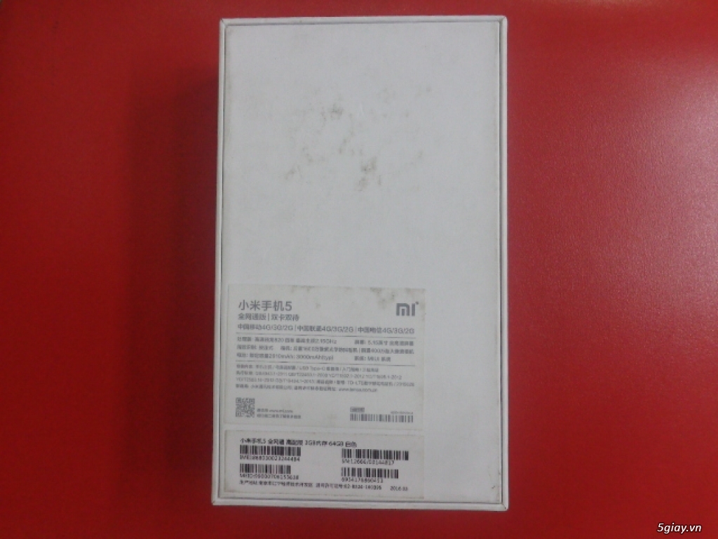 Bán nhanh Xiaomi Mi 5 trắng 64Gb giá mềm - 1
