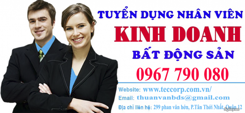 Tuyển nhân viên Kinh Doanh Quận Bình Tân