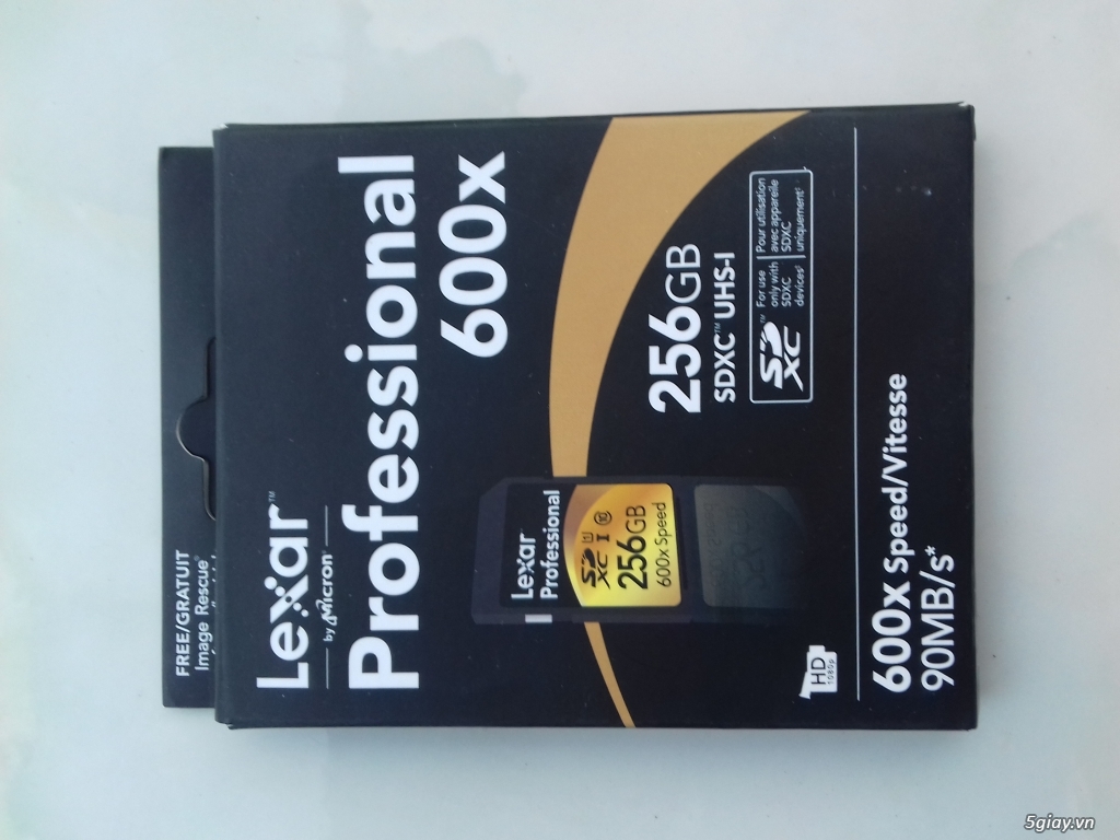 Thẻ nhớ máy ảnh Lexar 256GB Professional 600X SDXC UHS-I 90MB/s - 3