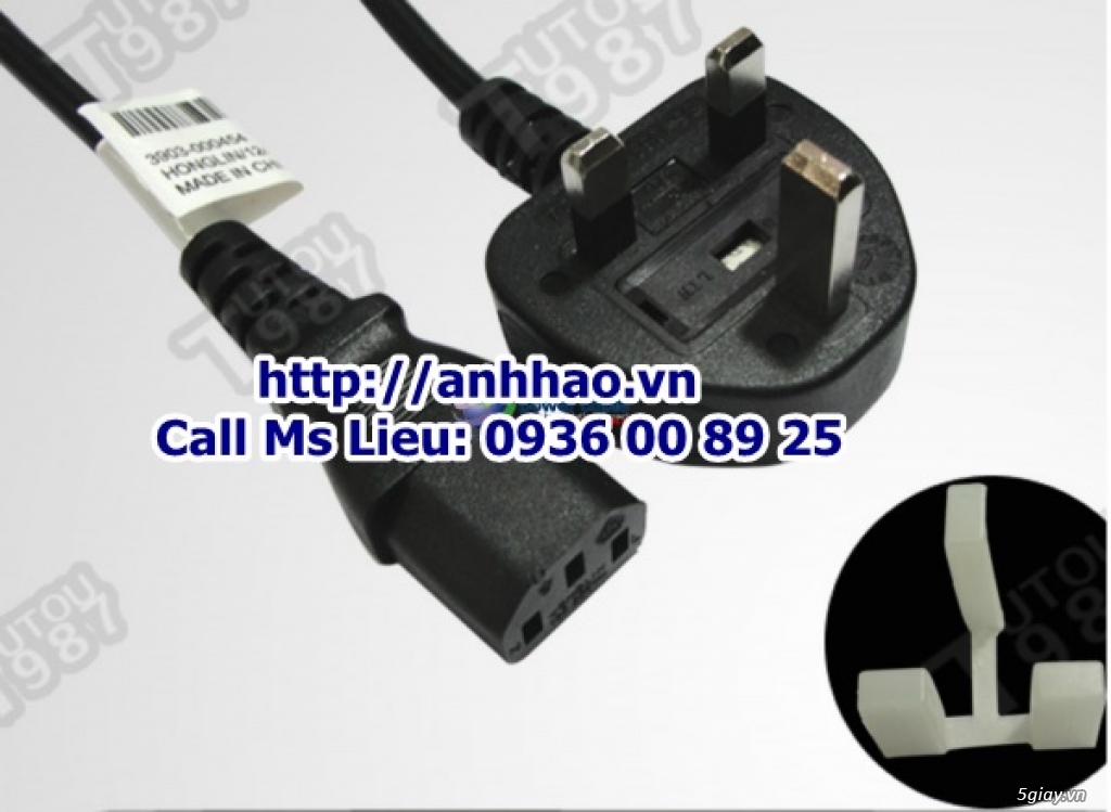 Dây nguồn server C19-UK, dây nguồn C13-C14, dây nguồn C19-C20, dây nguồn UPS chính hãng giá rẻ - 8