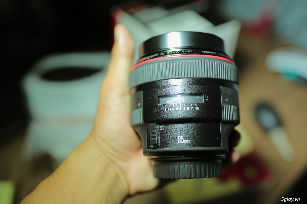 Bán Lens Canon EF 85mm f/1.2L USM Mark II  code UC mua tại Khánh Long ( fullbox) - 6