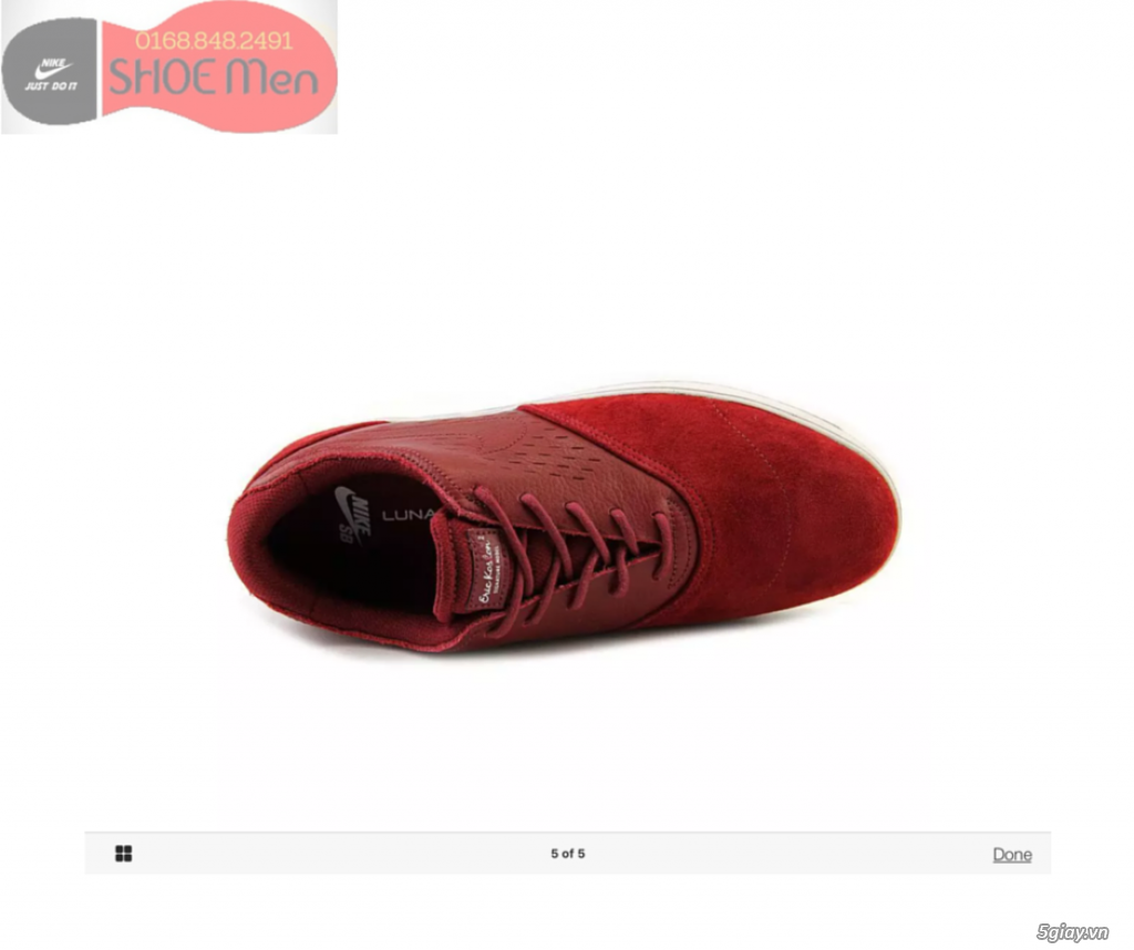 Nike Eric Koston2 Premium Round Toe Leather Sneakers - size 43 - 2