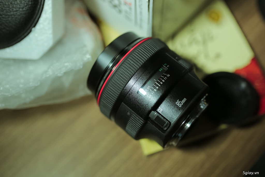 Bán Lens Canon EF 85mm f/1.2L USM Mark II  code UC mua tại Khánh Long ( fullbox) - 1