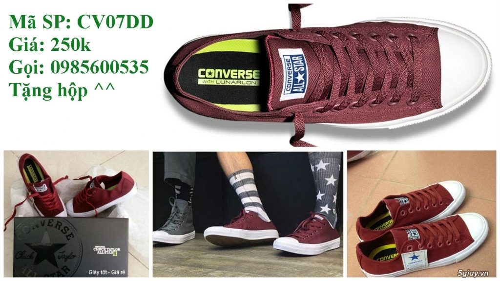 Giày Converse supper fake giá rẻ 185k-250k - 9