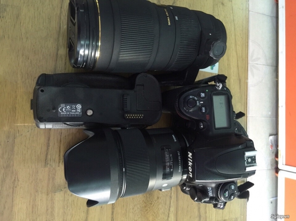 Thanh lý Nikon D700, sigma 70-200, sigma 35 Art - 5