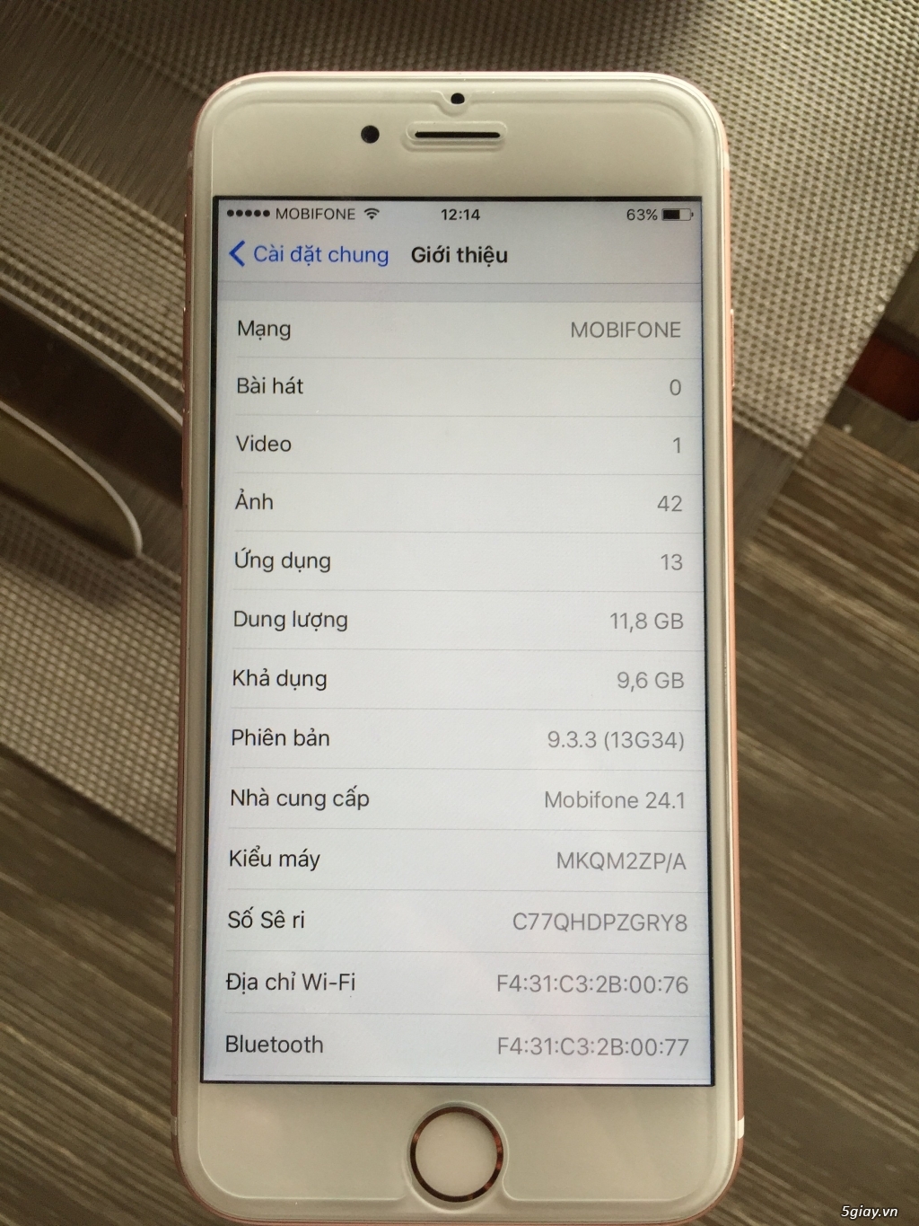 iPhone6s 16gb Rose Qte Fix giá tốt