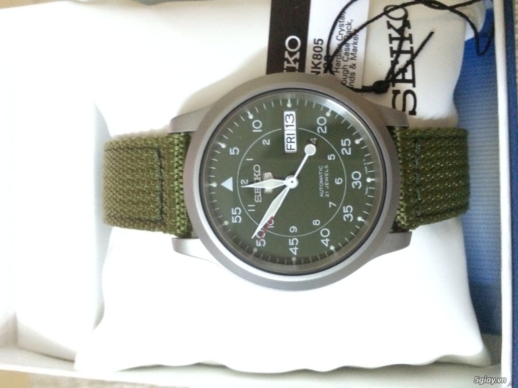 Vài mẫu đồng hồ nam Bulova-Citizen-Seiko 5 nam xách tay - 4
