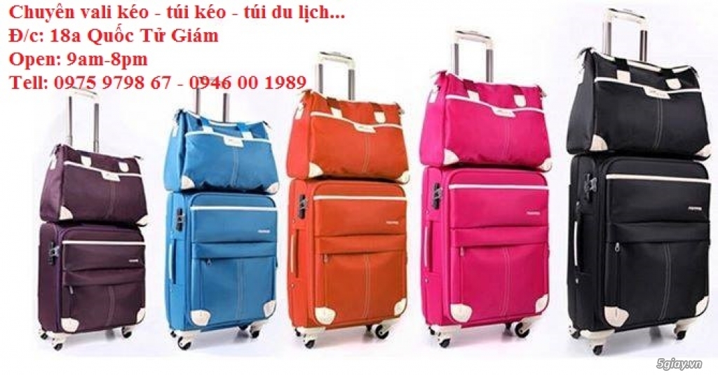 sỉ lẻ vali kéo vali du lịch vali kéo gía rẻ nhất hà nội - 4