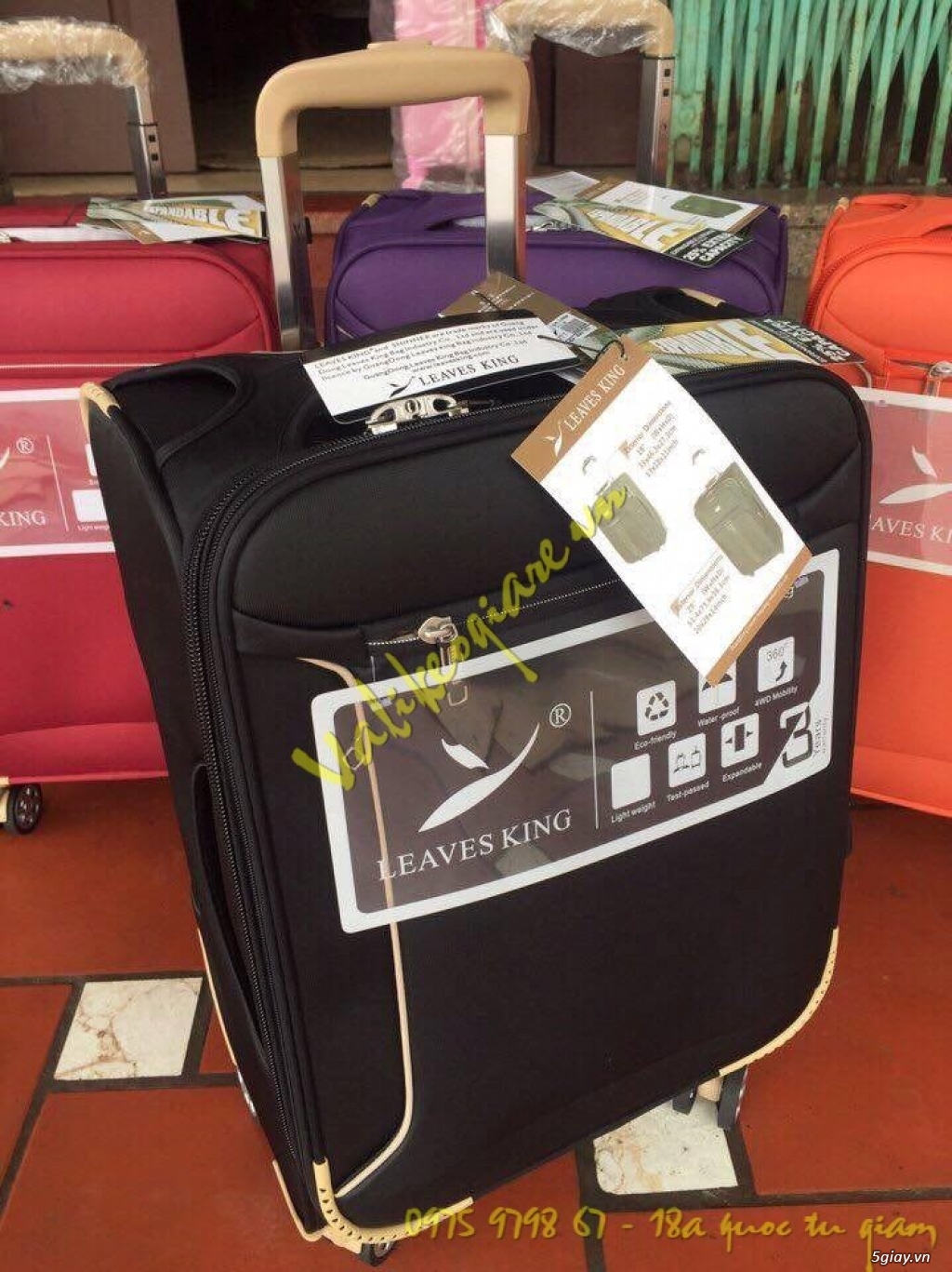 sỉ lẻ vali kéo vali du lịch vali kéo gía rẻ nhất hà nội - 11