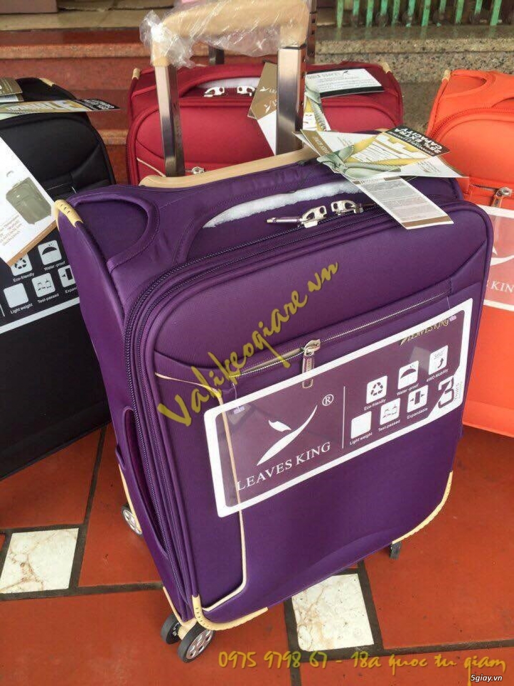 sỉ lẻ vali kéo vali du lịch vali kéo gía rẻ nhất hà nội - 13