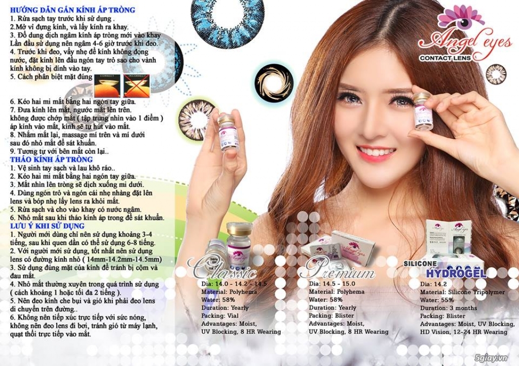 Kính giãn tròng Hàn Quốc Angel Contact Lens - 483 Huỳnh Văn Bánh, F13, Quận Phú Nhuận - 2