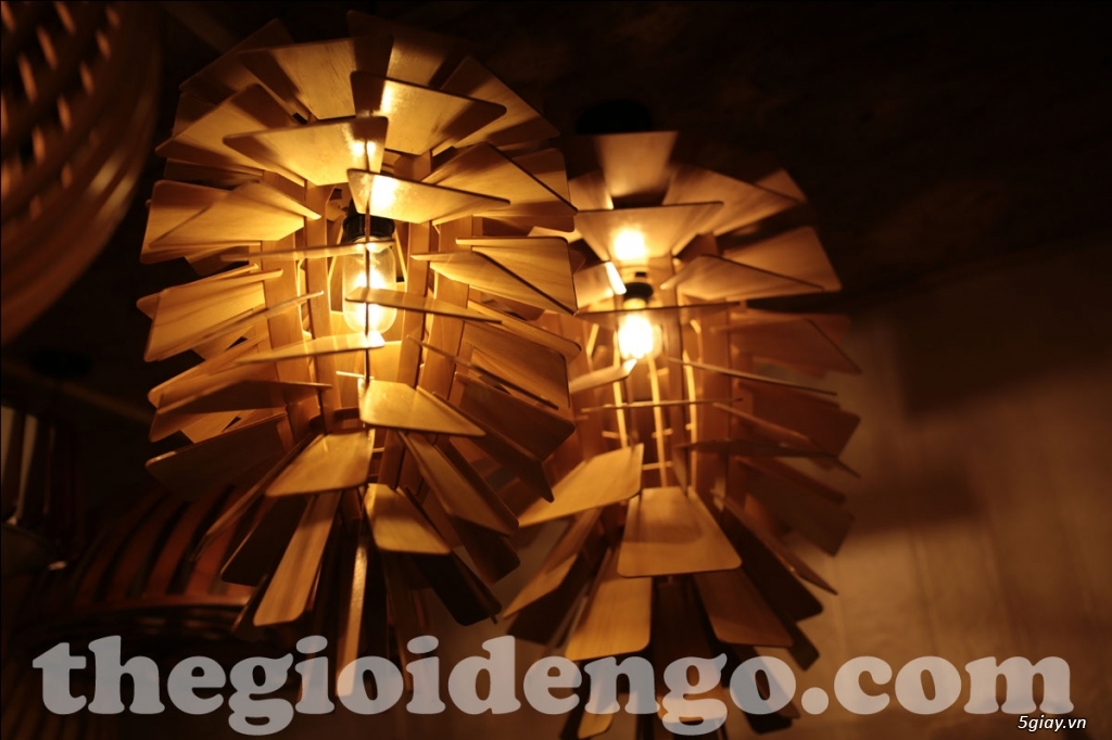 Cung cấp đèn gỗ sỉ lẻ các loại đèn gỗ thả trần, treo tường, ốp tường, âm sàn - 2