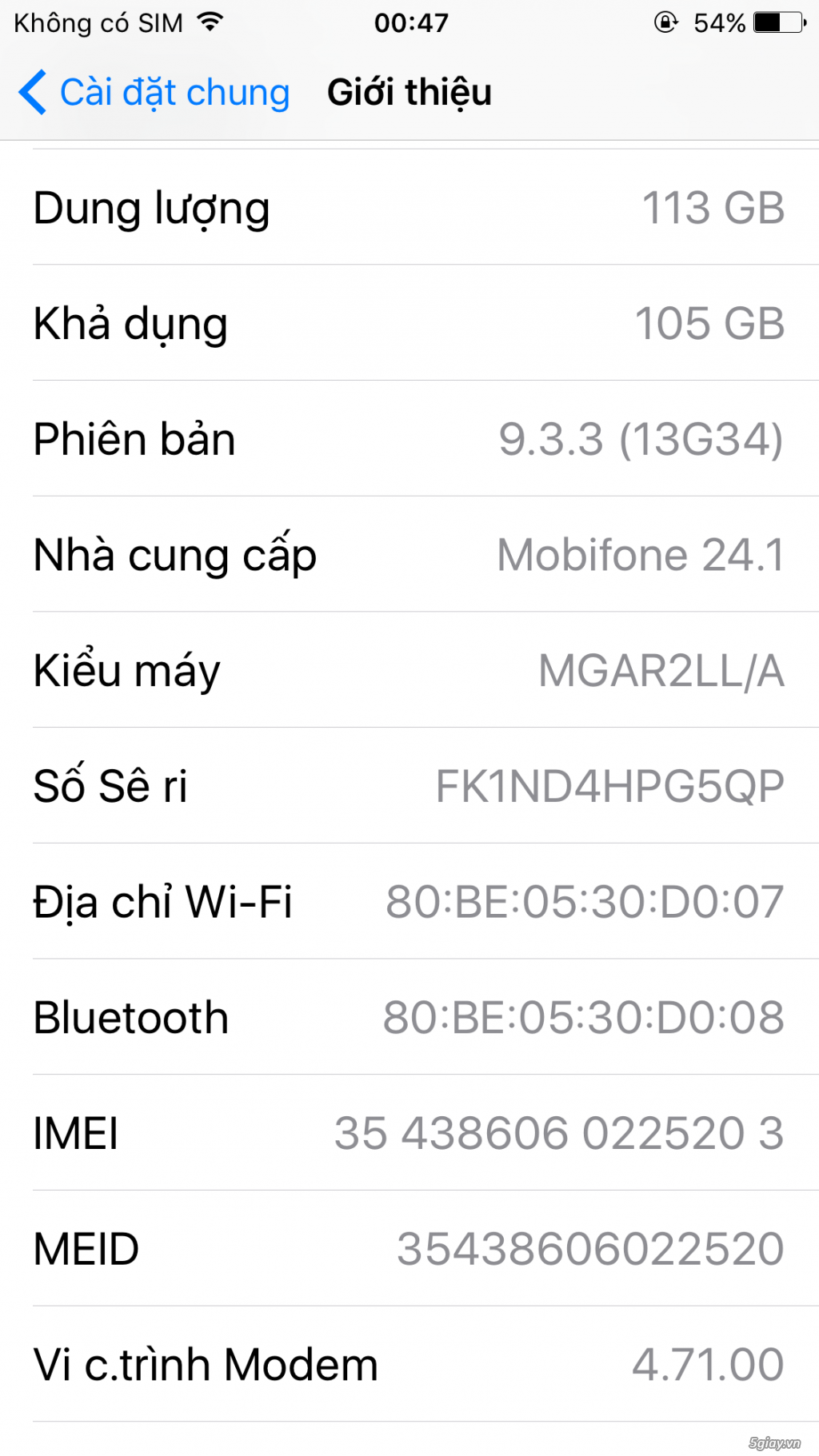 Cần bán iphone 6 Plus (GOLD) 128Gb, quốc tế, fullbox, đẹp nguyên zin - 8