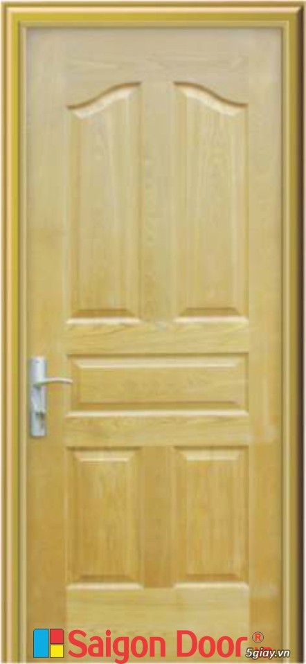 Cửa gỗ HDF veneer, cửa gỗ MDF, cửa gỗ giá rẻ, cửa gỗ công nghiệp quận 7, Tp.HCM - 7