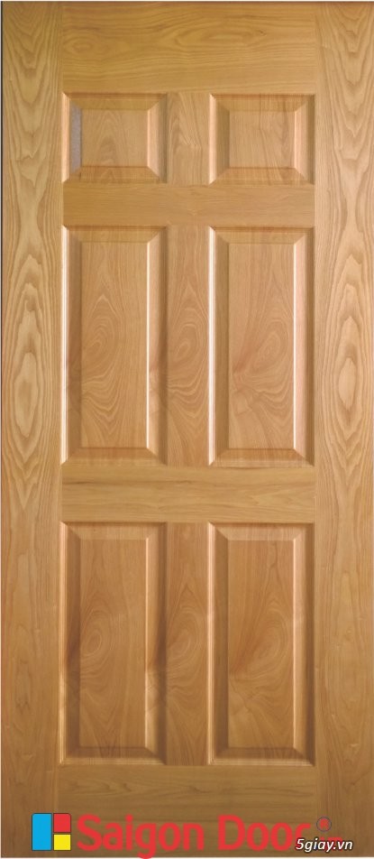 Cửa gỗ HDF veneer, cửa gỗ MDF, cửa gỗ giá rẻ, cửa gỗ công nghiệp quận 7, Tp.HCM - 5