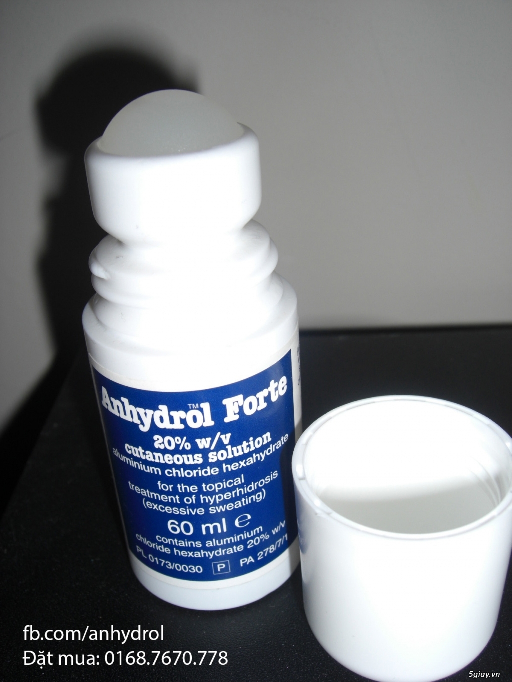 Anhydrol Forte - Ngăn và khử mùi triệt để mồ hôi tay, chân, nách - 2
