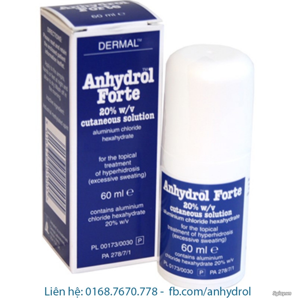 Anhydrol Forte - Ngăn và khử mùi triệt để mồ hôi tay, chân, nách - 3