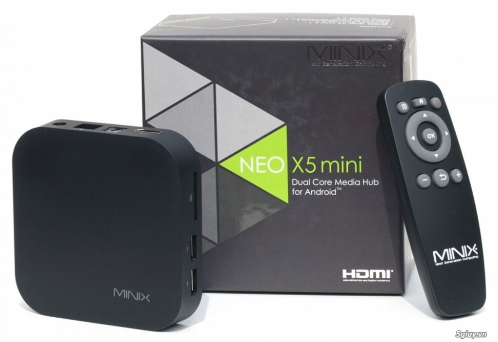 Android TV Box minix neo 5 giá rẻ - giúp tivi kết nối internet - 1