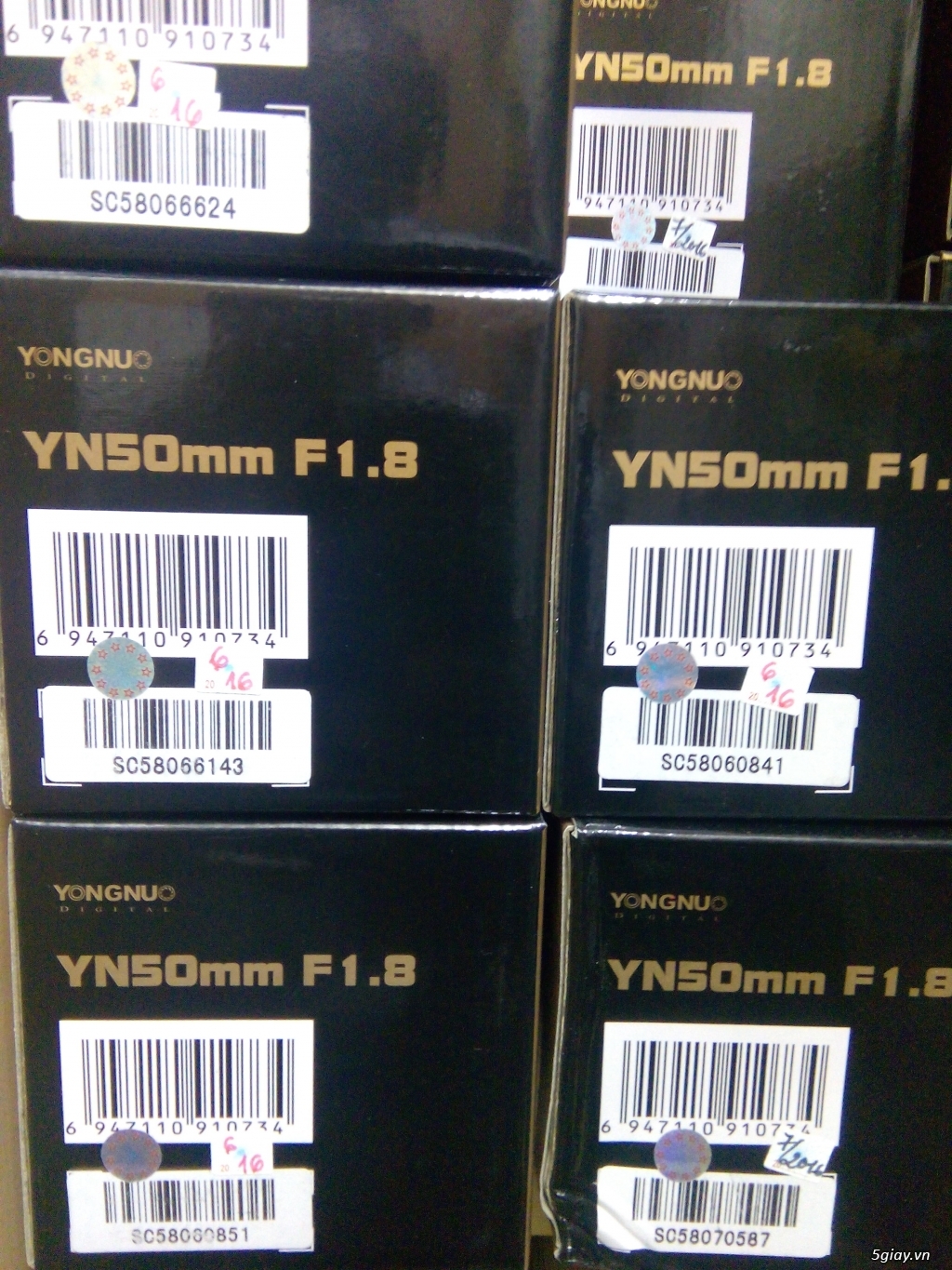 Bán lens Yongnuo 35mm F2, 50mm F1.8 for Canon và Nikon mới 100% - 4