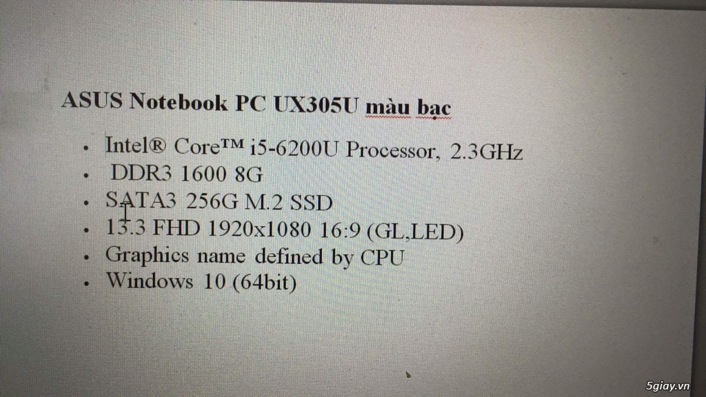 Cần bán 1 em Asus Ux305u notebook - 6