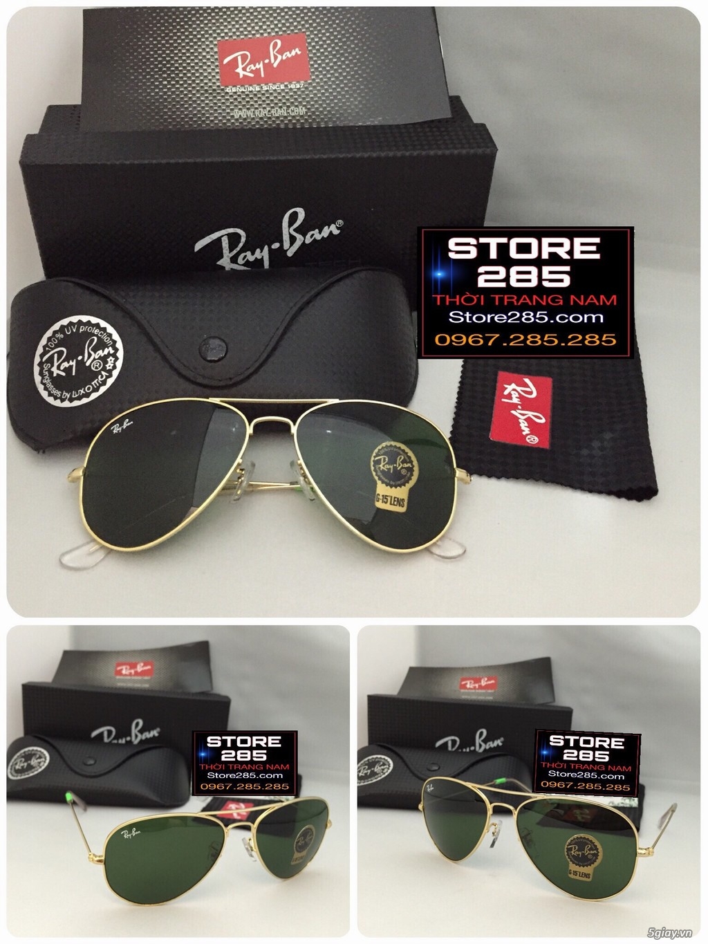 Shop285 Giá tốt 5giay: Chuyên mắt kính Rayban,thắt lưng,bóp da,Hàng XT USA,Sing,HK - 17