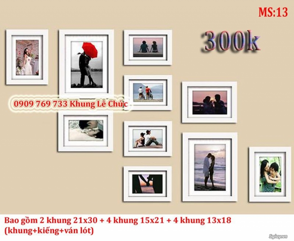 Khung ảnh bộ hiện đại - giá rẻ từ nhà sản xuất - 12