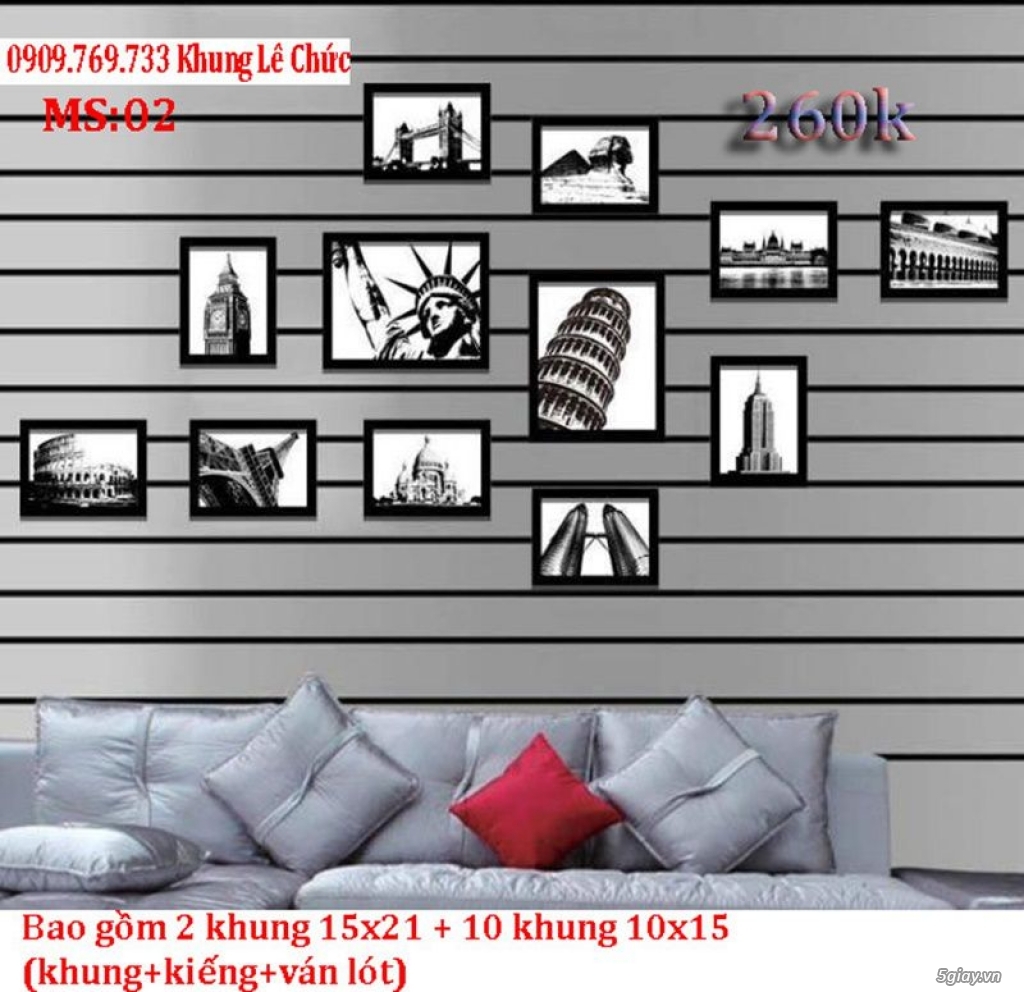 Khung ảnh bộ hiện đại - giá rẻ từ nhà sản xuất - 2