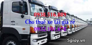 Cho thuê xe tải giá rẻ - 0938.516.889