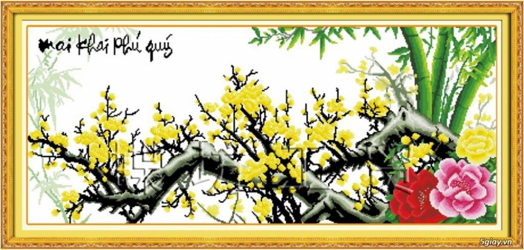 Chuyên cung cấp Tranh Thêu Chữ Thập - Tranh Đính Đá gía rẻ nhất - 3