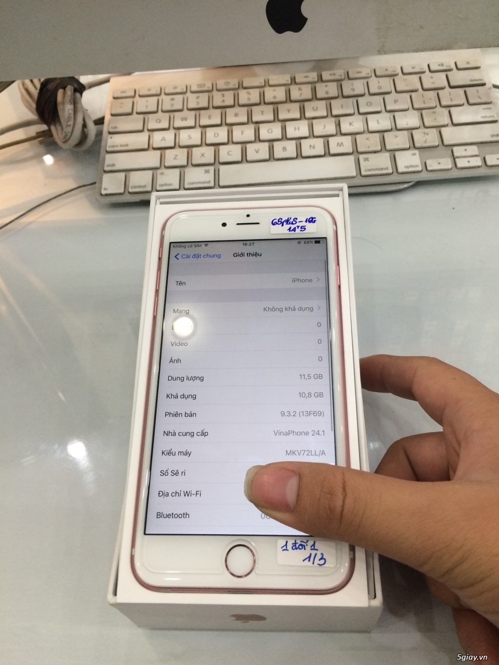 iPhone 6S Plus 16Gb Rose Gold like new fullbox bảo hành 1 đổi 1 - 4