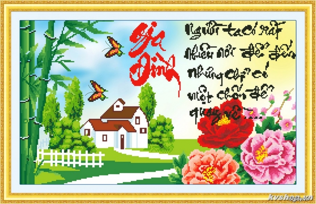 Chuyên cung cấp Tranh Thêu Chữ Thập - Tranh Đính Đá gía rẻ nhất - 7