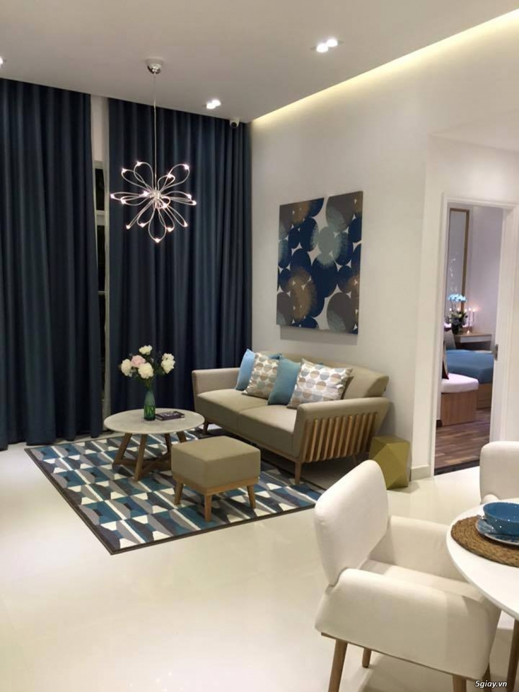 Xả bán căn hộ view sông Florita Garden - khu DC Him Lam Q7, 2 PN, giá 1.96 tỷ LH: 0938 548 393 - 5